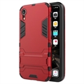 iPhone XR Armor Series Hybrid Cover med Stand - Rød