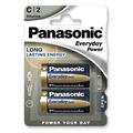 Panasonic Everyday Power LR14/C Alkaline-batterier - 2 stk.