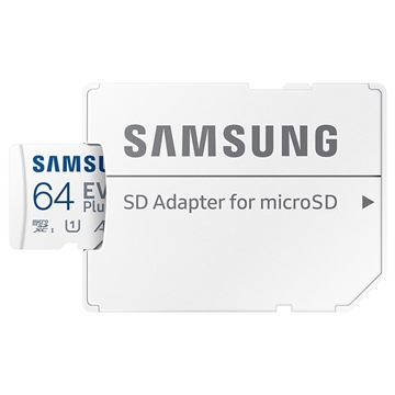 Samsung EVO Plus MicroSDXC Hukommelseskort med Adapter MB-MC64KA/EU