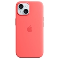 iPhone 15 Plus Apple Silikone Cover med MagSafe MT163ZM/A - Guava