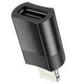 Hoco UA17 Lightning/USB-C Adapter - USB 2.0, 5V/2A (Open Box - Fantastisk stand) - Sort