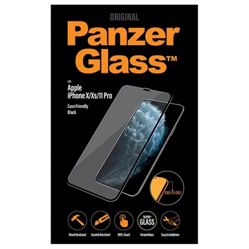 iPhone 11 Pro/X/XS PanzerGlass Case Friendly Skærmbeskyttelse Hærdet Glas