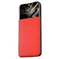 Samsung Galaxy A52 5G, Galaxy A52s Front Smart View Flip Cover - Rød