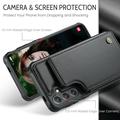 Samsung Galaxy S24 Caseme C22 Cover med RFID-kortpung - Sort