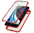 iPhone 7/8/SE (2020)/SE (2022) Shine&Protect 360 Hybrid Cover - Rød / Klar