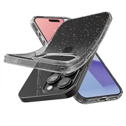 iPhone 15 Pro Spigen Liquid Crystal Glitter Cover - Gennemsigtig