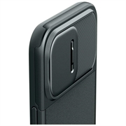 iPhone 15 Pro Spigen Optik Armor Mag Cover - Mørkegrøn