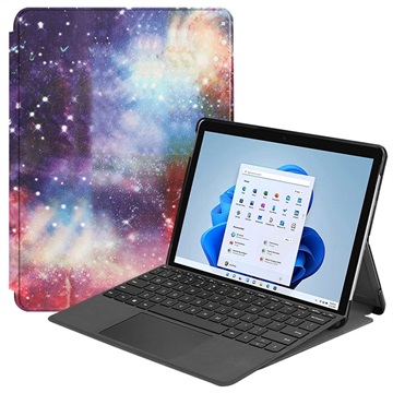 Wonder Series Microsoft Surface Pro 8 Folio Cover (Open Box - Fantastisk stand) - Galakse