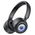 YESIDO EP06 Børne Trådløs Bluetooth Stereo Musik Hovedtelefon Børn Hovedmonteret Headset - Sort