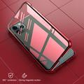 iPhone 15 Pro Magnetisk Cover med Hærdet Glas - Sort