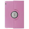 Roterende Huawei MediaPad T3 10 Folio Cover - Pink