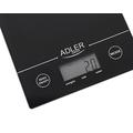 Adler AD 3138 Digital køkkenvægt - 5kg/1g - Sort