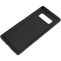 Anti-Fingeraftryk Mat Samsung Galaxy Note8 TPU Cover - Sort