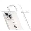 iPhone 15 Anti-Shock Hybrid Cover - Gennemsigtig