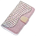 Croco Bling iPhone 11 Etui med Pung