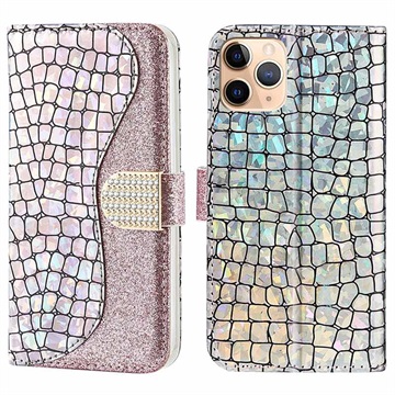 Croco Bling Series iPhone 13 Pro Etui med Pung