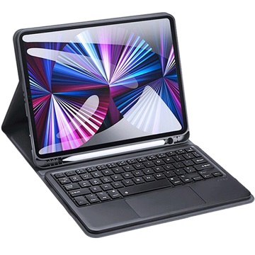 Dux Ducis iPad Air 2022/iPad Pro 11 2021 Cover med Bluetooth Tastatur (Bulk Tilfredsstillelse) - Sort