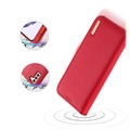 Dux Ducis Hivo Samsung Galaxy S22 5G Læderpung (Open Box - Fantastisk stand) - Rød