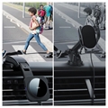 ESR HaloLock Low Arm MagSafe Trådløs Oplader / Bilholder til iPhone 12/13/14/15 (Open Box - Bulk Tilfredsstillelse)