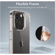 iPhone 15 Pro ESR Ice Shield Hybrid Cover - Gennemsigtig