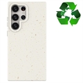 Eco Nature Samsung Galaxy S23 Ultra 5G Hybrid Cover - Hvid