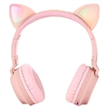 Foldbare Bluetooth Katteøre-Hovedtelefoner til Børn