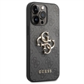 Guess 4G Big Metal Logo iPhone 14 Pro Hybrid Cover
