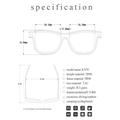 KY03 Smart Glasses Polarized Lenses Bluetooth Eyewear Call med indbygget mikrofon og højttalere - sort