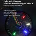 LEADBIKE LD58 lyst cykelhjul eger lys vandtæt cool LED cykellampe dekoration fløjlslys - Blå