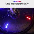 LEADBIKE LD58 lyst cykelhjul eger lys vandtæt cool LED cykellampe dekoration fløjlslys - Blå