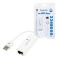 LogiLink UA0144B USB 2.0 til Fast Ethernet Adapter - 100Mbps - Hvid