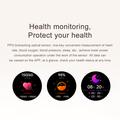 NX17 1.19 tommer AMOLED vandtæt Bluetooth-opkald Smart Watch Fitness Tracker Smart Armbånd til kvinder - Pink