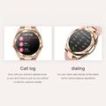 NX17 1.19 tommer AMOLED vandtæt Bluetooth-opkald Smart Watch Fitness Tracker Smart Armbånd til kvinder - Pink