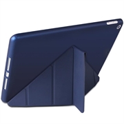 iPad 10.2 2019/2020/2021 Origami Stand Folio Cover - Mørkeblå