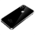Saii 2-i-1 iPhone X/XS TPU Cover & Skærmbeskyttelse Hærdet Glas