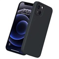 Saii Premium iPhone 13 mini Liquid Silikone Cover - Sort