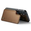 Samsung Galaxy S24+ Caseme C22 Cover med RFID-kortpung - Brun