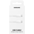 Samsung USB-C til USB-C-kabel EP-DN975BWEGWW - 1m, 5A, 100W - Hvid