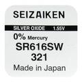 Seizaiken 321 SR616SW Sølvoxidbatteri - 1.55V