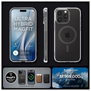 iPhone 15 Pro Max Spigen Ultra Hybrid Mag Cover - Grafit / Klar