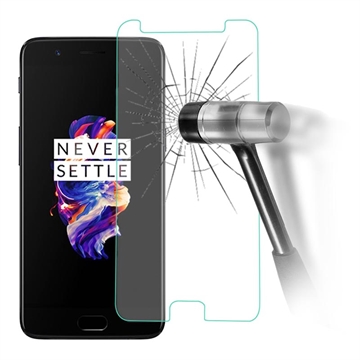 OnePlus 5 Skærmbeskyttelse Hærdet Glas / skærmbeskytter af hærdet glas - 9H