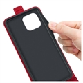 iPhone 15 Vertikal Flip Taske med Kortholder