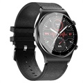 Vandtæt Bluetooth Sports Smartwatch med Pulsmåler GT08 - Sort