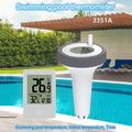 ZX3351A Indendørs udendørs trådløst flydende termometer med digitalt display og stativ til swimmingpoolen