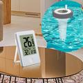 ZX3351A Indendørs udendørs trådløst flydende termometer med digitalt display og stativ til swimmingpoolen
