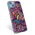 iPhone 14 TPU Cover - Abstrakte Blomster
