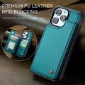 iPhone 15 Pro Max Caseme C22-etui RFID-kortpung - grøn