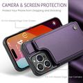 iPhone 15 Pro Max Caseme C22-etui RFID-kortpung - lilla