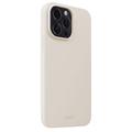 iPhone 15 Pro Max Holdit Silikone Cover - Lys Beige