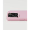 iPhone 15 Pro Nudient Base Silikone Cover - Pink